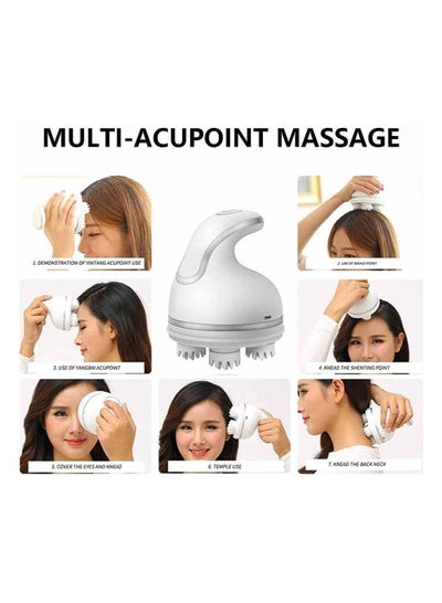 3D Electric Kneading Therapy Massager for shoulders abdomen and Back, with 4 massaging head