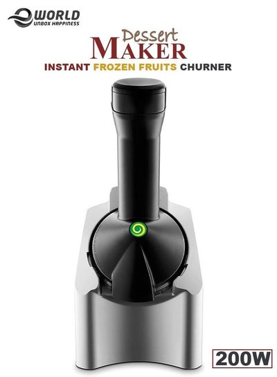 Premium Dessert Maker Instant Frozen Fruits Churning Machine Fast and Easy Delicious Ice Cream Soft fruits Serve Making Device 200W