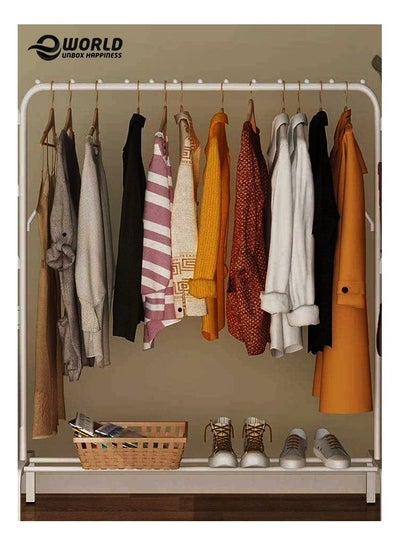 Single Pole Garment Clothes Hanger Organizer Freestanding Rack for Organizing Wardrobe