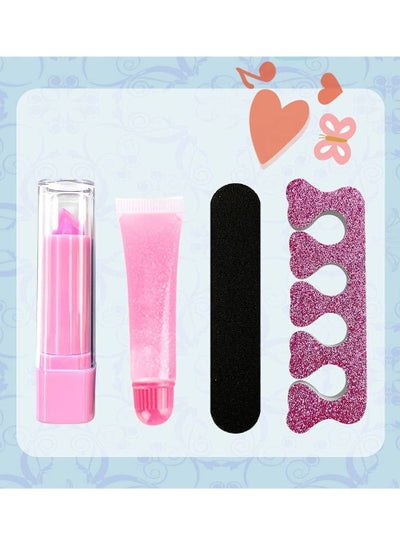 20 Piece Classic Kids Makeup Set Washable and Nontoxic Cosmetic Toys for Little Girls