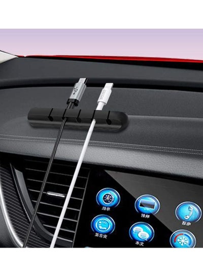 Pack of 2 Clips Holder USB Cables and Power Cord