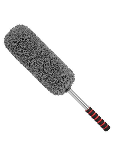 Microfiber Duster brush for Cleaning Dust on Cars Interior and Exterior, Super soft Fabric Towel Cloth with Extendable Pole