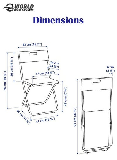 Foldable Living Room Single Chair for Home and Office Indoor Stainless Steel and Plastic