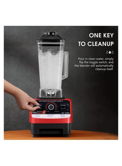 2 in 1 juicer and blender with Adjustable Rotating speeds