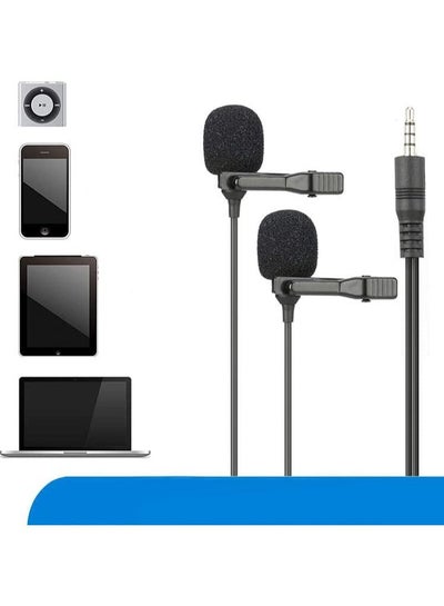Lavalier 3.5mm Microphone for Android Mobile Device Computer PC Laptop Mic