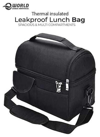Thermal Insulated and Waterproof Lunch bag with Adjustable Shoulder Strap