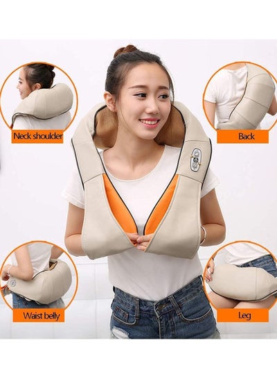 Electric Kneading Therapy Neck Massage, shoulders, abdomen, legs and Back Massager deep Relaxation by 3speed strength and 2 massaging direction