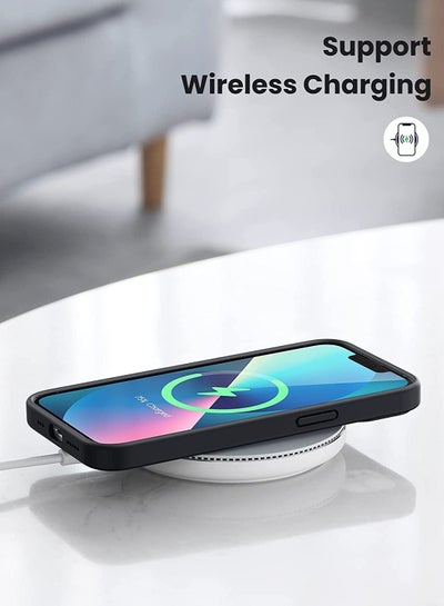 غطاء حماية من السيليكون السائل لهاتف Apple iPhone 13، غطاء حماية للهاتف المحمول مع غطاء حماية كامل للجسم مقاوم للصدمات ومضاد للانزلاق ومتين