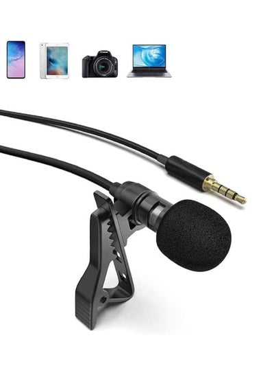 Lavalier 3.5mm Microphone for Android Mobile Device Computer PC Laptop Mic