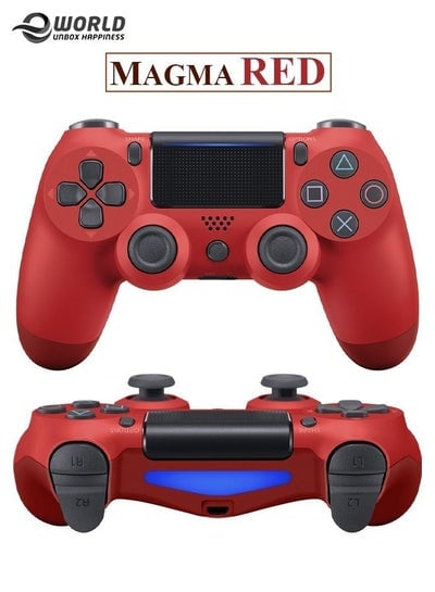لوحة تحكم لاسلكية لجهاز PS4 لجهاز Sony PlayStation 4 وحدة تحكم بديلة قابلة لإعادة الشحن مع نفس الأزرار ومحرك الاهتزاز للحصول على أفضل تجربة ألعاب