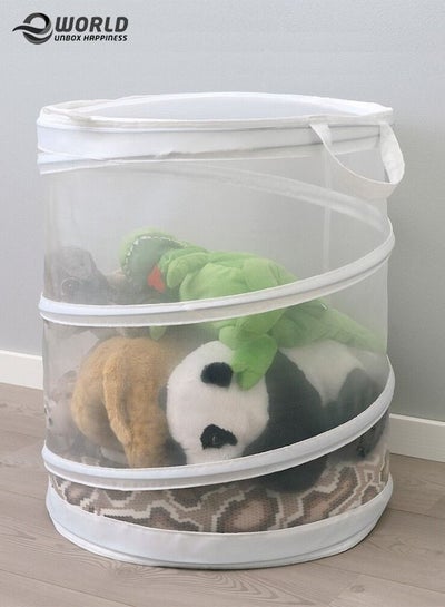 Freestanding Laundry Bag Organiser Basket Hamper Laundry With Holders