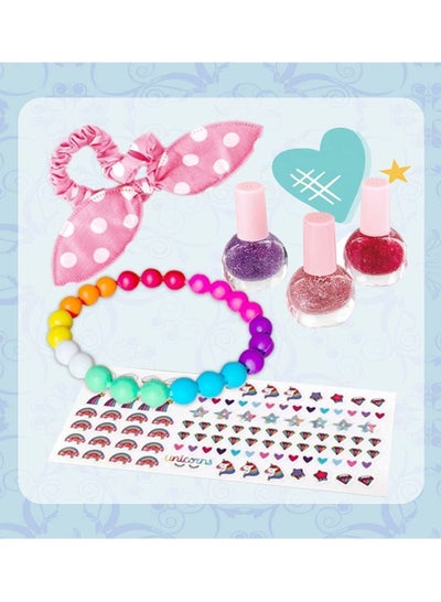 20 Piece Classic Kids Makeup Set Washable and Nontoxic Cosmetic Toys for Little Girls