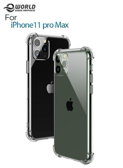 Protective Case for iPhone 11 Pro Max, Shockproof TPU Silicone Case for Mobile Phone