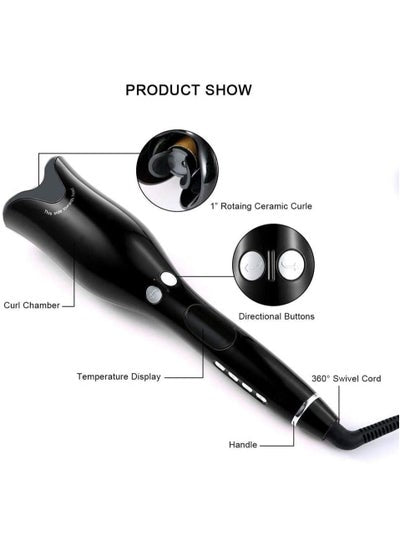 Automatic Iron Hair Curler Roller With Ceramic Rotating Barrel