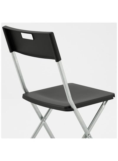 Foldable Living Room Single Chair for Home and Office Indoor Stainless Steel and Plastic