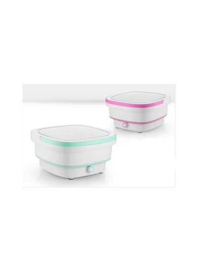 Foldable Ultrasonic High Frequency Mini Washing Machine Lightweight Travel Laundry Washer with Folding Tub