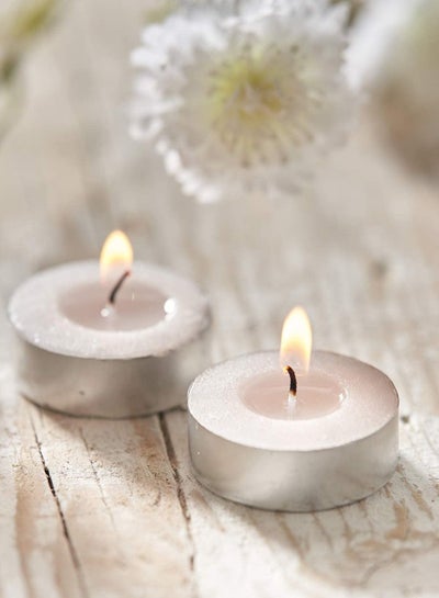 Unscented Tea Light Candles for Home Decoration, Weddings and Parties, Pack of 100