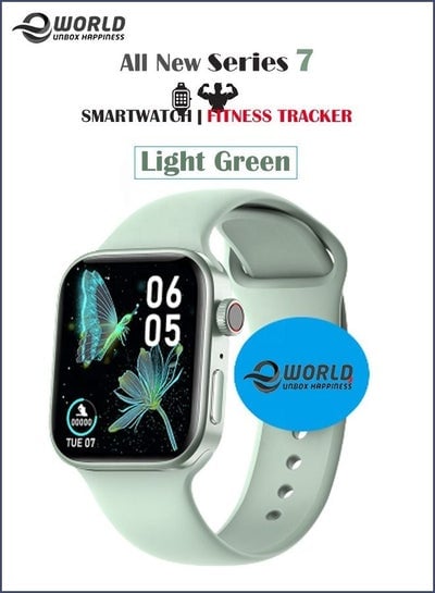 Latest Series 7 Smart Watch Waterproof I68 Fitness Tracker Heart Rate Monitor Blood SPO2 Health Tracking Device SNS Notifications Compatible with iOS and Andriod