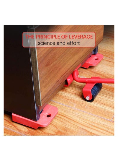 Furniture Lifting tool kit set with 4-piece Casters rotatable Pads for Couches and home appliances,  hold up to 150 Kgs.