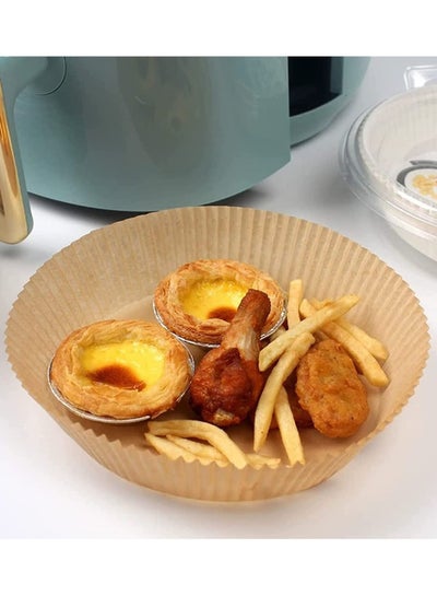 500 PCS Air Fryer Disposable Paper Liner, Non-Stick Air Fryer Liners, Round Food Grade Baking Paper for Air Fryer Oven Roasting Microwave
