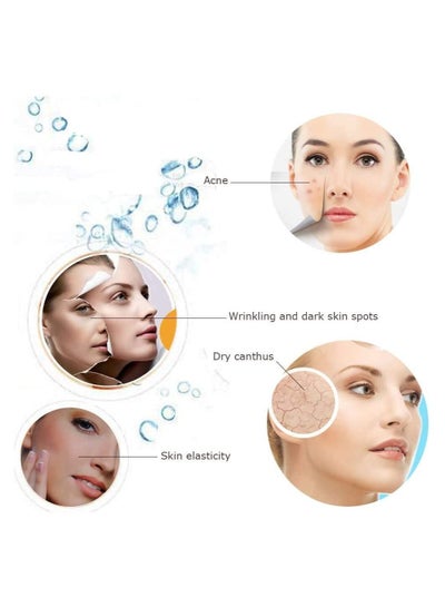 Professional Facial Steamer Sinus Steam Inhaler Home Sauna Spa with Aromatherapy Humidifier Face Steaming Moisturizing Kit Cleansing Pores Blackhead Remover, Control Button for Men and Women