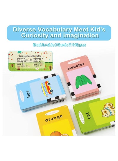 Learning Educational Toys For Kids Pre School Device with 112 Flash Cards For Toddlers