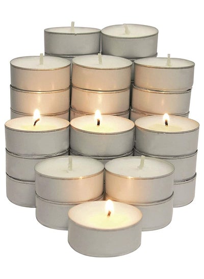 Unscented Tea Light Candles for Home Decoration, Weddings and Parties, Pack of 100