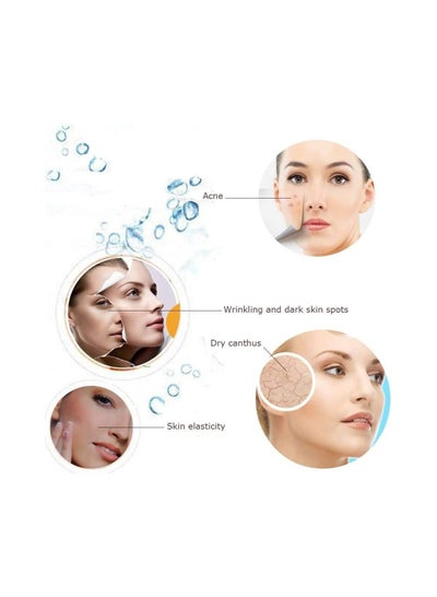 Professional Facial Steamer Sinus Steam Inhaler Home Sauna SPA with Aromatherapy Humidifier Face Steaming Moisturizing Kit Cleansing Pores Blackhead Remover, Control Button for Men and Women