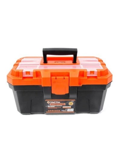 Plastic Tool Box Black/Orange 40x22.5x20.7cm