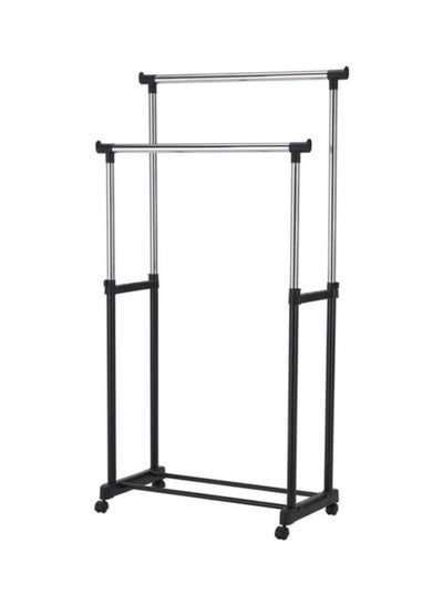 Stainless Steel Garment Organizer Silver/Black