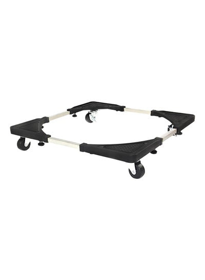 Washing Machine And Refrigerator Stand Black/Silver 56*56.CM