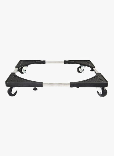 Washing Machine And Refrigerator Stand Black/Silver 56*56.CM