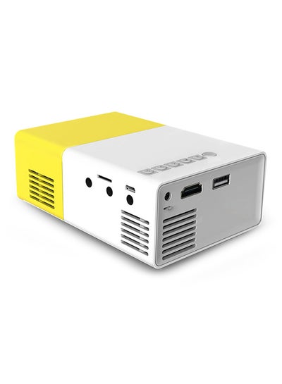 QVGA LCD Projector 600 Lumens - US Plug YG-300 White/Yellow
