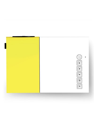 QVGA LCD Projector 600 Lumens - US Plug YG-300 White/Yellow