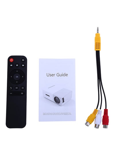 QVGA LCD Projector 600 Lumens - US Plug YG-300 White/Yellow