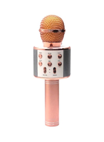 Bluetooth Wireless Karaoke Microphone Rose Gold/Silver