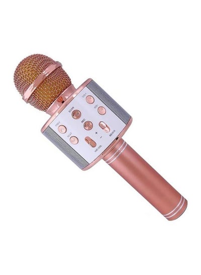 Bluetooth Wireless Karaoke Microphone Rose Gold/Silver