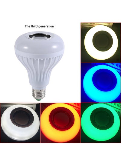 Bluetooth Control Smart Music Audio Speaker LED Music Bulb White 95x95x130centimeter