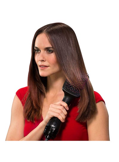 One-Step Hair Dryer And Styler Red 10x29x25centimeter