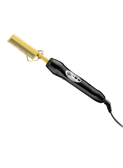 High Heat Press Comb Gold 26.7x2.5x3.8centimeter