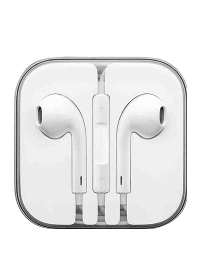 In-Ear Earphones With Mic White