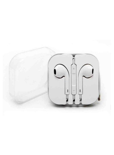In-Ear Earphones With Mic White