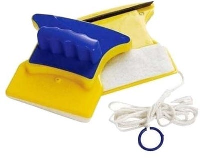 Magnetic Double Sided Glass Window Cleaner Blue/Yellow 12x11centimeter