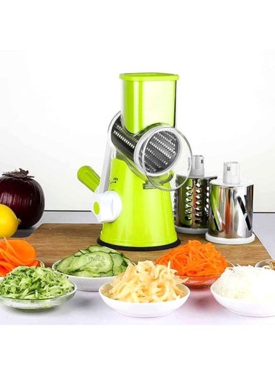 Manual Vegetable Cutter Green/White/Silver 26x11.5x24cm