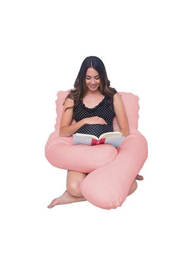Cotton Maternity Pillow Cotton Pink 120x80centimeter