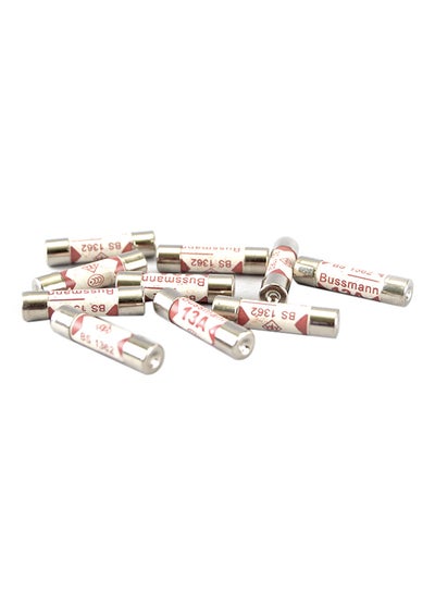 10-Piece Fuse 13A Ceramic Set White 0.4centimeter