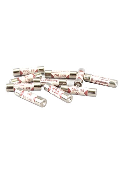 10-Piece Fuse 13A Ceramic Set White 0.4centimeter