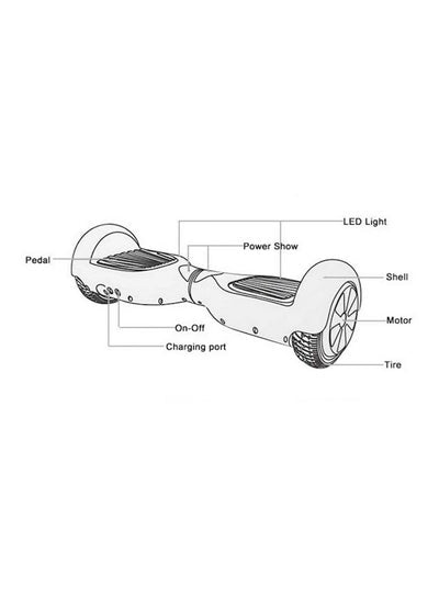 Hoverboard Two Wheel Self Balancing Electric Scooter