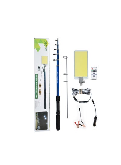 800W Outdoor Multifunction LED Light Fishing Rod Camping Lamp 5M With Remote 800watts