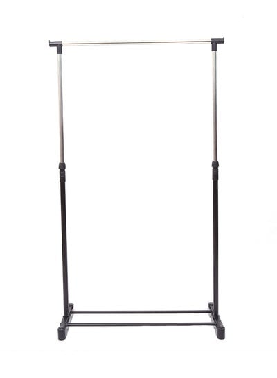 Foldable Single Pole Cloth Drying Rack Black 160 x 135centimeter